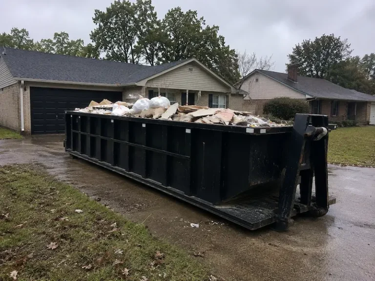Residential dumpster rental for home cleanout project in Sugar Land TX