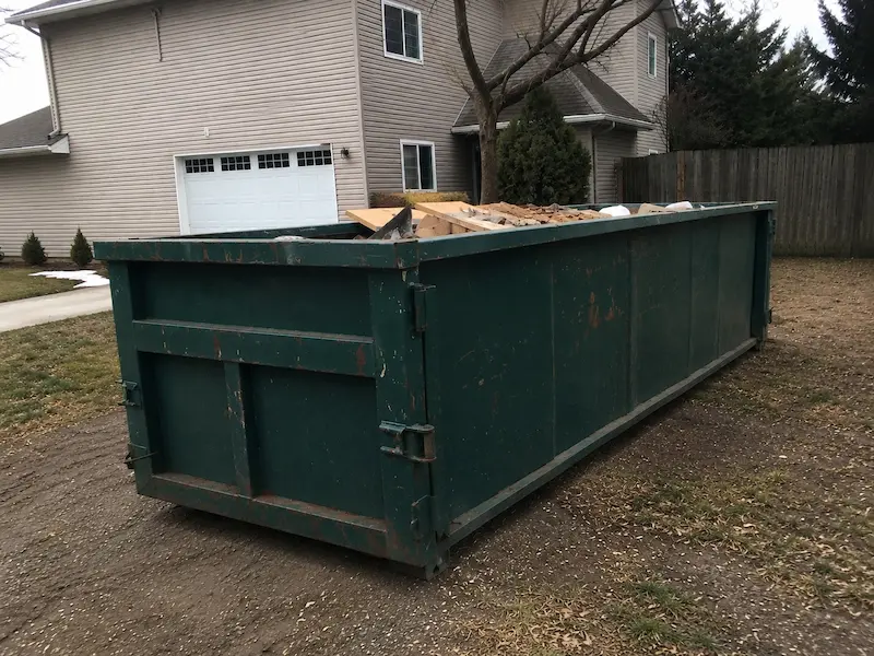 Dumpster rental for storm debris and home cleanup in Sugar Land TX